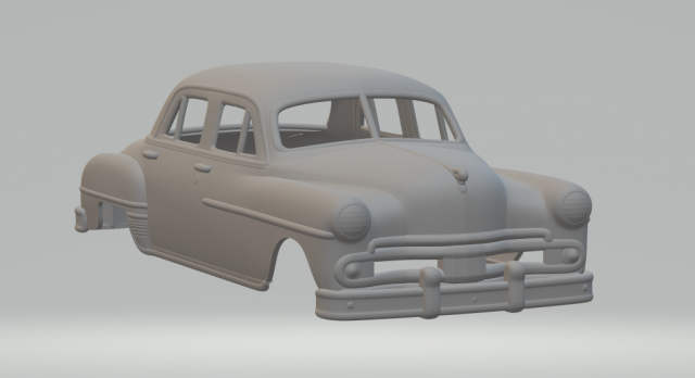 Dodge Coronet 1950 Modèles 3D en vedette .c4d .max .obj .3ds .fbx .stl .blend 