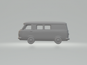 Fiat 238 bus Modello di stampa 3D
