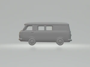 Fiat 238 bus 3D Print Model