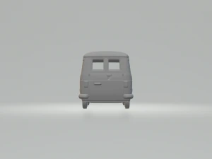 Fiat 238 bus 3D Print Model