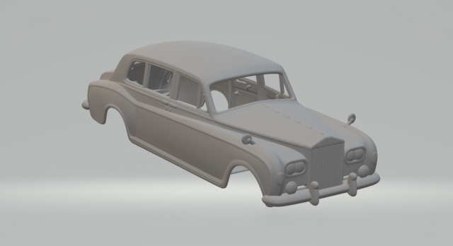 Rollsroyce phantom mk5 3D Baskı Modeli .c4d .max .obj .3ds .fbx .stl .blend 