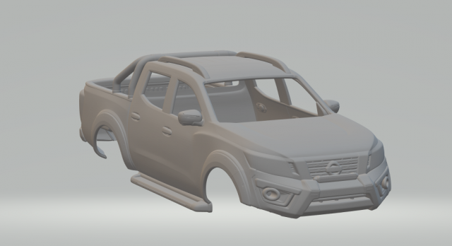 Nissan navara n-trek warrior 2020 Modelo de Impressão 3D .c4d .max .obj .3ds .fbx .stl .blend 