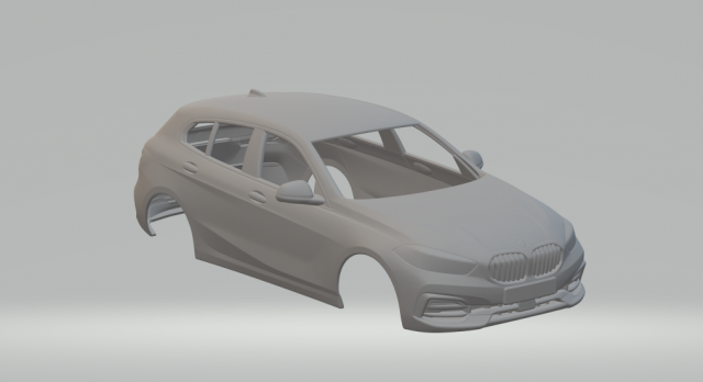 Serie 1 F40 3Dプリントモデル .c4d .max .obj .3ds .fbx .stl .blend 