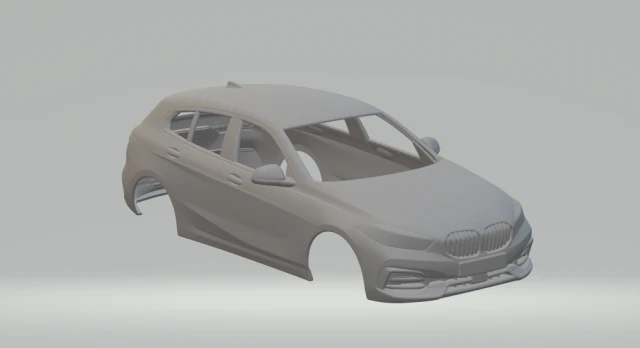 Serie 1 F40 3D Print Model .c4d .max .obj .3ds .fbx .stl .blend 