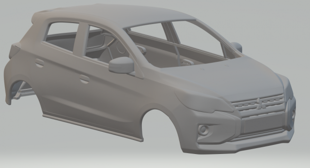 Mitsubishi mirage 2020 Model do druku 3D .c4d .max .obj .3ds .fbx .stl .blend 