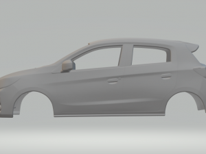 Mitsubishi mirage 2020 Model do druku 3D