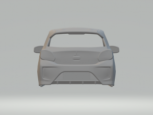 Mitsubishi mirage 2020 Model do druku 3D