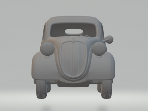 Fiat 500 Mk1 Topolino 1936 kit Modello di stampa 3D