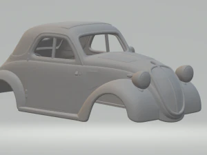 Fiat 500 Mk1 Topolino 1936 р.в 3D Принт Модель