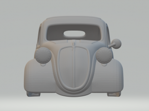 Fiat 500 Mk1 Topolino 1936 3D Print Model