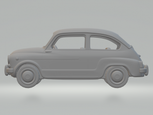 Fiat 500 Mk1 Topolino 1936 3D Принт Модель