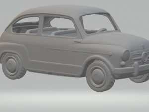Fiat 500 Mk1 Topolino 1936 3D Print Model
