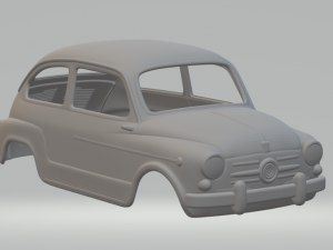 Fiat 500 Mk1 Topolino 1936 3Dプリントモデル