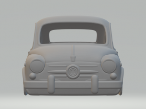 Fiat 500 Mk1 Topolino 1936 3D Print Model