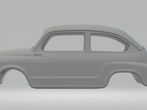 Fiat 500 Mk1 Topolino 1936 3D Print Model