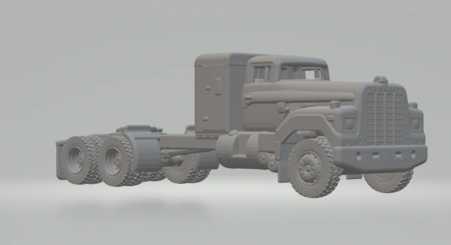 Dodge big horn 3D Print Model .c4d .max .obj .3ds .fbx .stl .blend