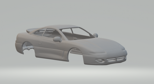 Dodge stealth 3D Print Model .c4d .max .obj .3ds .fbx .stl .blend 