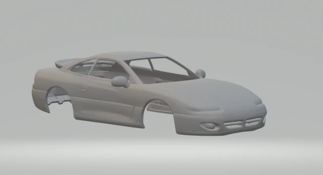 Dodge stealth 3D Print Model .c4d .max .obj .3ds .fbx .stl .blend 