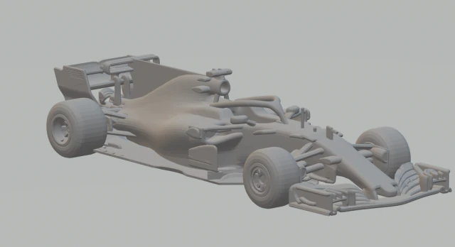 Ferrari sf71h 2018 3D Print Model .c4d .max .obj .3ds .fbx .stl .blend