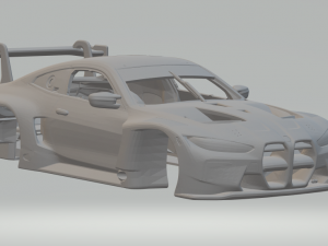M4 race car Modelo de impresión 3D