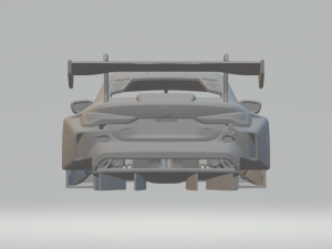 M4 race car Model Cetak 3D