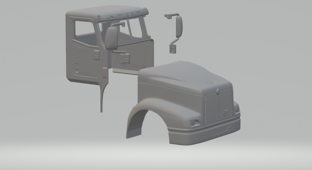 International eagle cabin 3D Print Model .c4d .max .obj .3ds .fbx .stl .blend 