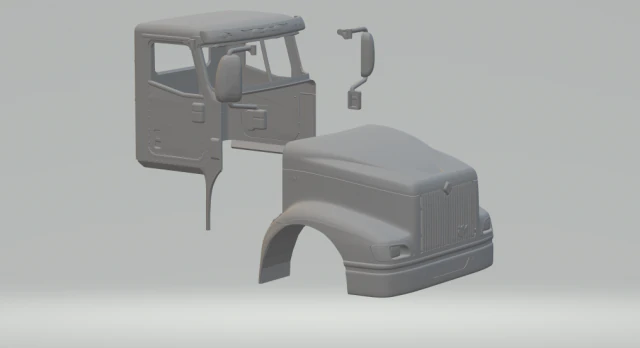 국제 독수리 오두막 3D 프린트 모델 .c4d .max .obj .3ds .fbx .stl .blend 