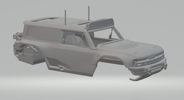 Fordbronco baja 2020 Modello di stampa 3D .c4d .max .obj .3ds .fbx .stl .blend 