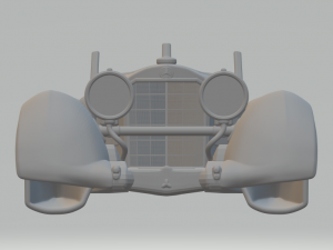 Mercedes-Benz SSK Roadster 1930 Modello di stampa 3D