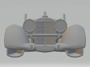 Mercedes-Benz SSK Roadster 1930 3D Print Model
