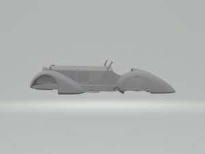 Mercedes-Benz SSK Roadster 1930 Modello di stampa 3D
