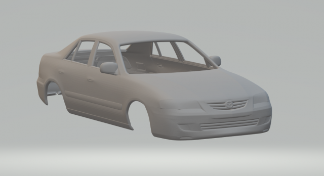MAZDA 626 SEDAN 97 3D प्रिंट मॉडल .c4d .max .obj .3ds .fbx .stl .blend 