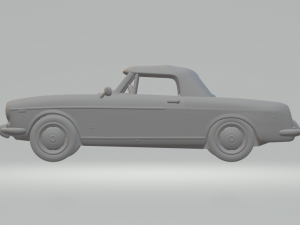 FIAT 1600 S CABRIOLET 1963 3D Print Model
