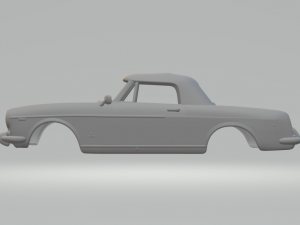 FIAT 1600 S CABRIOLET 1963 body Modèles 3D en vedette