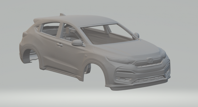 Honda xrv 3D Print Model .c4d .max .obj .3ds .fbx .stl .blend 