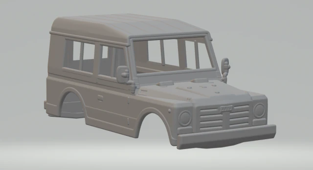 Fiat campagnola 3D Print Model .c4d .max .obj .3ds .fbx .stl .blend 