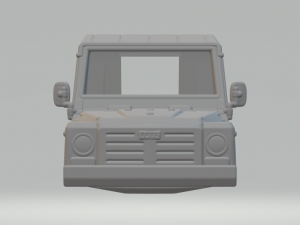 Fiat campagnola 3Dプリントモデル