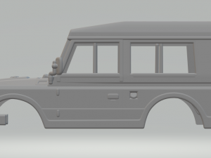 Fiat campagnola 3Dプリントモデル