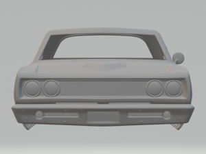 Dodge coronet 68 3D Baskı Modeli