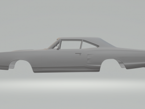 Dodge coronet 68 3D Baskı Modeli