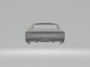 Dodge coronet 68 3D Baskı Modeli