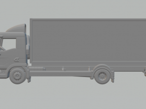 Man tgl BOX TRUCK 3D Print Model