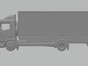 Man tgl BOX TRUCK 3D Print Model