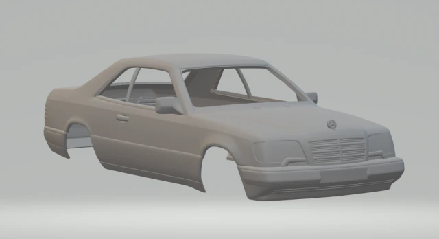 Mercedes benz e class 93 3D Print Model .c4d .max .obj .3ds .fbx .stl .blend 