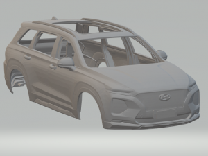 Hyundai santa fe cn 2020 3Dプリントモデル