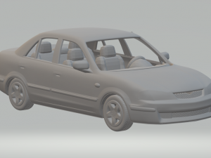 Mazda 323 sedan 98 kit Modelo de impresión 3D