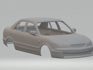 Mazda 323 sedan 98 body Modelo de impresión 3D