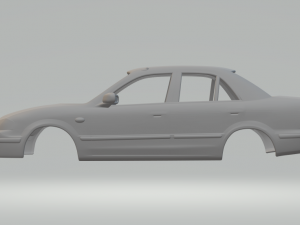 Mazda 323 sedan 98 body 3D Print Model