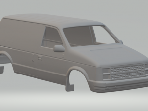 Dodge mini ram van 84 3D 프린트 모델