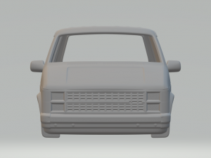 Dodge mini ram van 84 3D Print Model